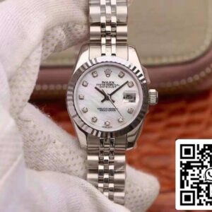 Rolex Lady Datejust 28MM 1:1 Best Edition Swiss NH05 Movement White Dial