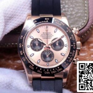 Rolex Daytona M116515LN-0021 1:1 Best Edition Noob Factory Mostrador cor-de-rosa suíço ETA4130