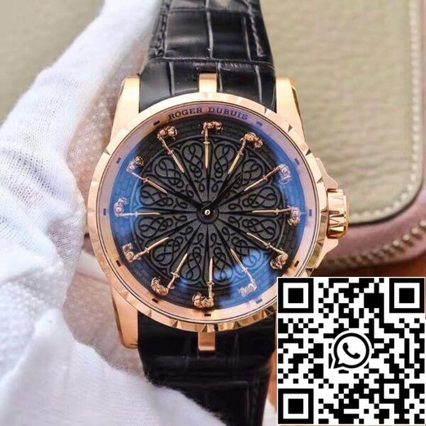 1 159 3f65b23c 555b 4204 bdbd f14ca00614c4 Roger Dubuis Excalibur Ritter der Tafelrunde II Rddbex0511 ZF Factory 1:1 Best Edition Rose Gold Swiss M9015