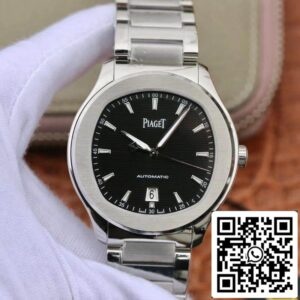 Piaget Polo' S G0A41003 MKS Factory 1:1 Best Edition ブラックテクスチャードダイヤル ステンレススチールブレスレット スイスETA 1110
