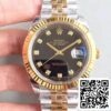 1 232 Rolex Datejust II M126333-0013 EW Factory 1:1 Najboljša izdaja švicarska ETA3255 iz nerjavečega jekla dvotonska zapestnica