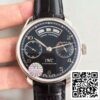 IWC Portugieser Ετήσιο Ημερολόγιο IW503502 YL Εργοστάσιο 1:1 Best Edition Swiss ETA52850 Μαύρο καντράν