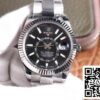 Rolex Sky Dweller M326934-0005 Best 1:1 Edition Noob Factory fekete számlapja