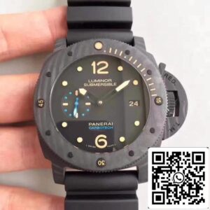 パネライルミノール潜水PAM616 VS工場メンズ腕時計1:1ベスト版スイスETA P9000ブラック