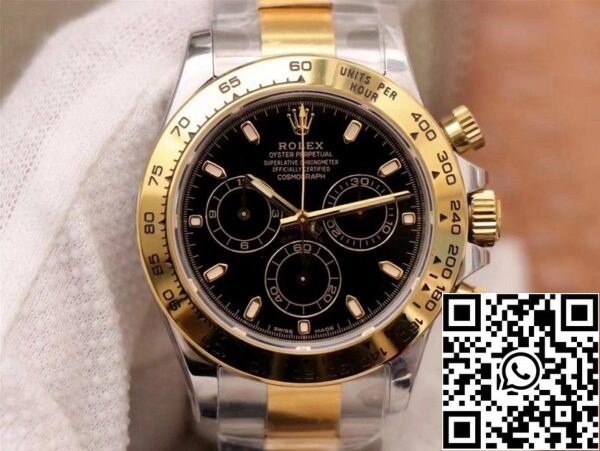 1 6 5C885EC5 3F29 48F6 895A A0170B8ED99F 롤렉스 데이토나 코스모그래프 M116503-0004 1:1 베스트 에디션 눕 팩토리 블랙 다이얼 스위스 ETA4130