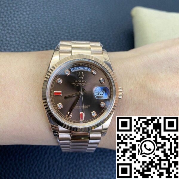 11 7 18b45fbc 759a 410d a5e6 6072e1e230b0 Rolex Day Date 118235 1:1 Najboljša izdaja EW Factory Brown Dial