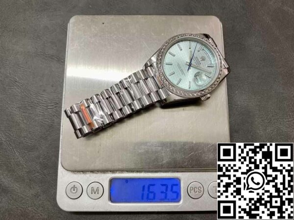 11 7 70a4cee3 1419 4d96 9bf5 f2af6c641baf 롤렉스 데이 데이트 228236 1:1 베스트 에디션 GM 팩토리 V2 카운터웨이트 버전 블루 다이얼