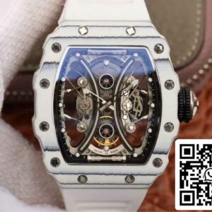 リシャール・ミル RM53-01 1:1 ベスト・エディション KVファクトリー ホワイト TPT カーボンファイバー