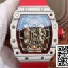 2 110 ecb5ada9 e7d3 44dc 8840 0da9b1ed2db9 Richard Mille RM53-01 1:1 Best Edition KV Factory TPT Carbon Fiber Red Strap