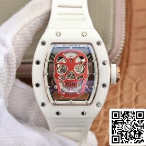 Richard Mille RM52-01 1:1 Best Edition KV Factory Белая керамика