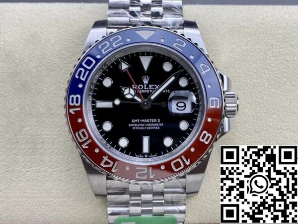 2 11 a37c7468 d0a6 4aa0 9052 27c4e3226c74 롤렉스 GMT 마스터 II M126710BLRO-0001 1:1 베스트 에디션 C+ 팩토리 스틸 스트랩