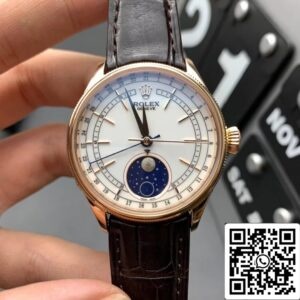 ロレックスチェリーニM50535-0002 1:1ベストエディションKZファクトリーホワイトダイヤル