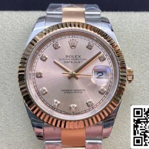 Rolex Datejust M126331-0007 41MM 1:1 Best Edition EW Factory V3 Cadran roz