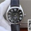 Drive De Cartier Moonphase WGNM0009 1:1 Best Edition Stainless Steel Black Dial