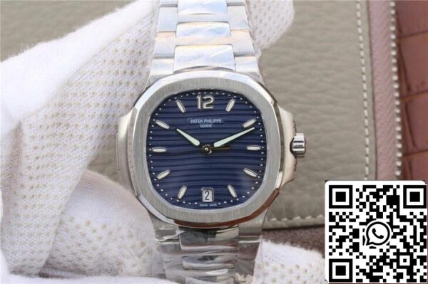 2 129 974792f5 424d 43d6 adba d0258697b6a3 Patek Philippe Nautilus 7118/1A-001 1:1 Mejor Edición PF Fábrica Esfera Azul