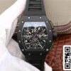リシャール・ミル RM-011 1:1 ベスト・エディション KVファクトリー ブラック・ストラップ
