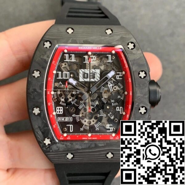 2 136 a75bc9db 439e 47f5 8a7b d737fc557f67 Richard Mille RM011 1:1 베스트 에디션 KV 팩토리 카본 파이버 케이스