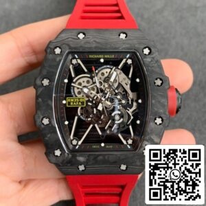 Richard Mille RM35-01 1:1 Best Edition KV Factory Красный ремешок