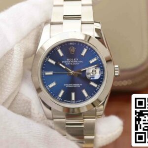 Rolex Datejust M126300-0001 1:1 Beste Editie EW Fabrieksblauwe Wijzerplaat