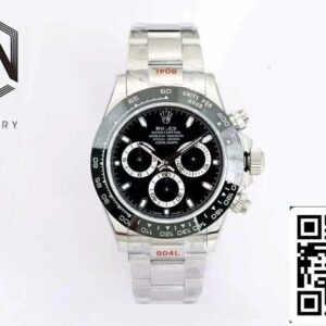ロレックス コスモグラフ デイトナ M116500LN-0002 1:1 ベストエディション EWファクトリー ブラックダイヤル