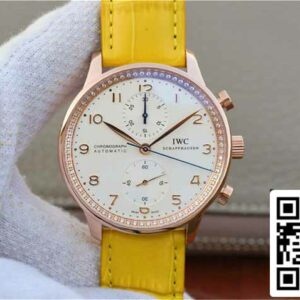 IWC Portoghese ZF Factory 1:1 Best Edition Cinturino giallo