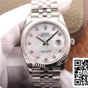 Rolex Datejust M126234-0019 1:1 Best Edition EW Factory Mother-Of-Pearl Dial