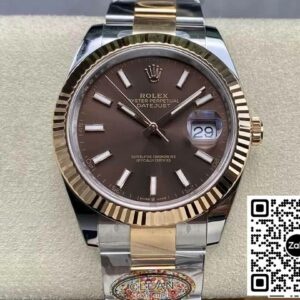 ロレックス デイトジャスト 41MM M126331-0001 1:1 ベストエディション クリーンファクトリー チョコレートダイヤル