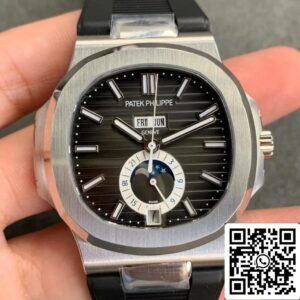 Patek Philippe Nautilus 5726 1:1 Best Edition GR Factory V2 Bracelete de borracha