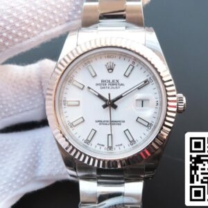 Rolex Datejust M126334-0009 1:1 Best Edition EW Factory White Dial
