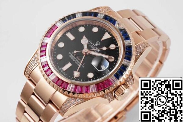2 195 e25d01c2 fe03 42a8 a770 3353ac94eb6f Rolex GMT Master II 116759 SAru 1:1 Best Edition ROF Factory Rose Gold Sveitsin ETA2836