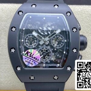 Richard Mille RM011 1:1 Best Edition KV Factory Ceramic Black Case