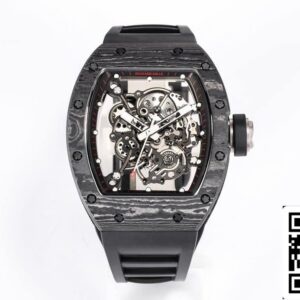 Richard Mille RM055 NTPT 1:1 Best Edition BBR Factory Black Carbon Fiber Dial