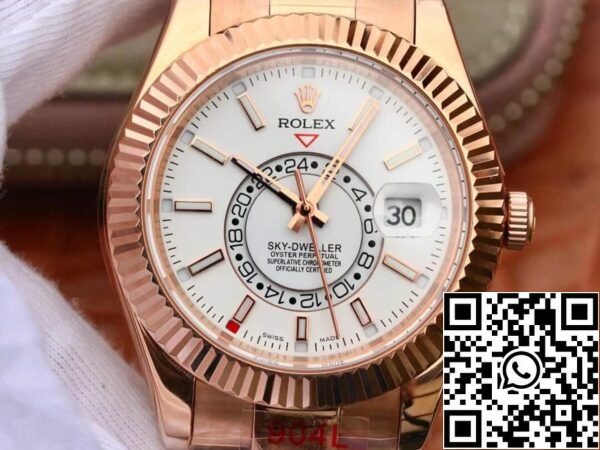 2 22 f78b6996 7fc3 4566 8cda 2e24f8a1f20c Rolex Sky Dweller M326935-0005 Best 1:1 Edition Noob Factory Ροζ χρυσό