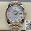 Rolex Datejust 41MM M126331-0014 1:1 Лучшее издание чистый завод перламутровый циферблат