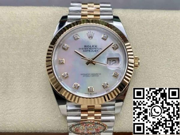 2 23 baf59f13 3f9e 4c4f a06a a6fc1cac2b78 Rolex Datejust 41MM M126331-0014 1:1 Лучшее издание чистый завод перламутровый циферблат