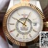 Rolex Sky Dweller M326933-0009 Best 1:1 Edition Noob Factory Λευκό καντράν