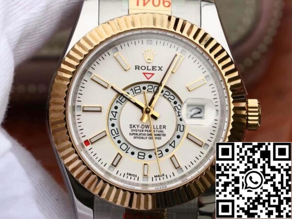 2 24 dfc5cdbe 4cad 426b b06e 2512e0a1c28b Rolex Sky Dweller M326933-0009 Best 1:1 Edition Noob Factory Λευκό καντράν