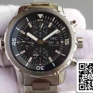 IWC アクアタイマー IW376804 1:1 ベスト・エディション V6 ファクトリー 黒文字盤