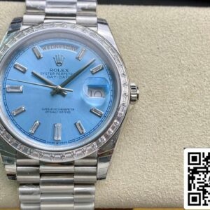 Rolex Day Date 228396TBR 1:1 Best Edition EW Factory Light Blue Dial