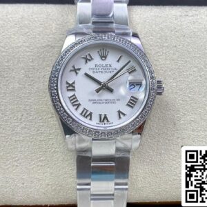 Rolex Datejust M278384RBR-0013 31MM 1:1 Best Edition EW Factory White Dial