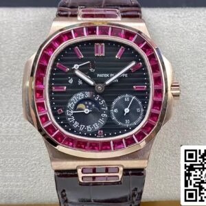 パテックフィリップノーチラス5724 1:1ベストエディションGRファクトリーローズゴールドケース