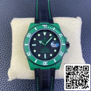 レプリカロレックスサブマリーナVS工場グリーンカーボンファイバーベゼル