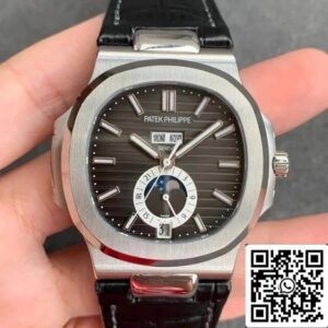パテックフィリップノーチラス5726/1A-014 1:1ベストエディションGRファクトリーブルーレザーストラップ