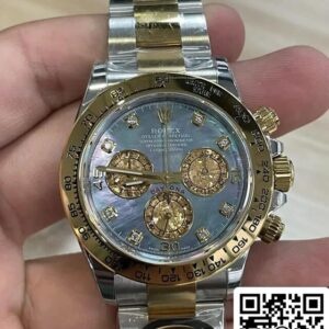 Rolex Daytona M116503-0009 1:1 Best Edition BT Factory Mother-Of-Pearl Dial (mostrador em madrepérola)