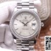 Rolex Day Date M228349RBR-0007 1:1 Best Edition EW Factory 18 karat hvidguld