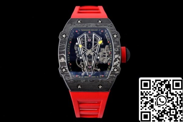 2 45 4730bd3d d393 41a1 9eaa 040fbb3f7a2b Richard Mille RM27-03 Rafael Nadal Tourbillon 1:1 Best Edition RM Factory Red Rubber Strap