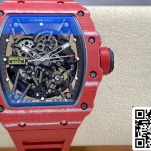 リシャール・ミル RM35-02 1:1 ベストエディション T+ ファクトリー カーボンファイバー レッド ラバーストラップ