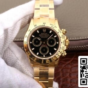 Rolex Daytona Cosmograph M116508-0004 1:1 Best Edition JH Factory Mostrador preto