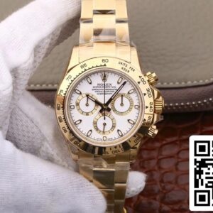 Rolex Daytona Cosmograph M116508-0001 1:1 Best Edition JH Factory White Dial