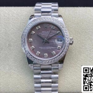 Rolex Datejust M178384-0019 31MM 1:1 Best Edition EW Factory Diamond-set Bezel